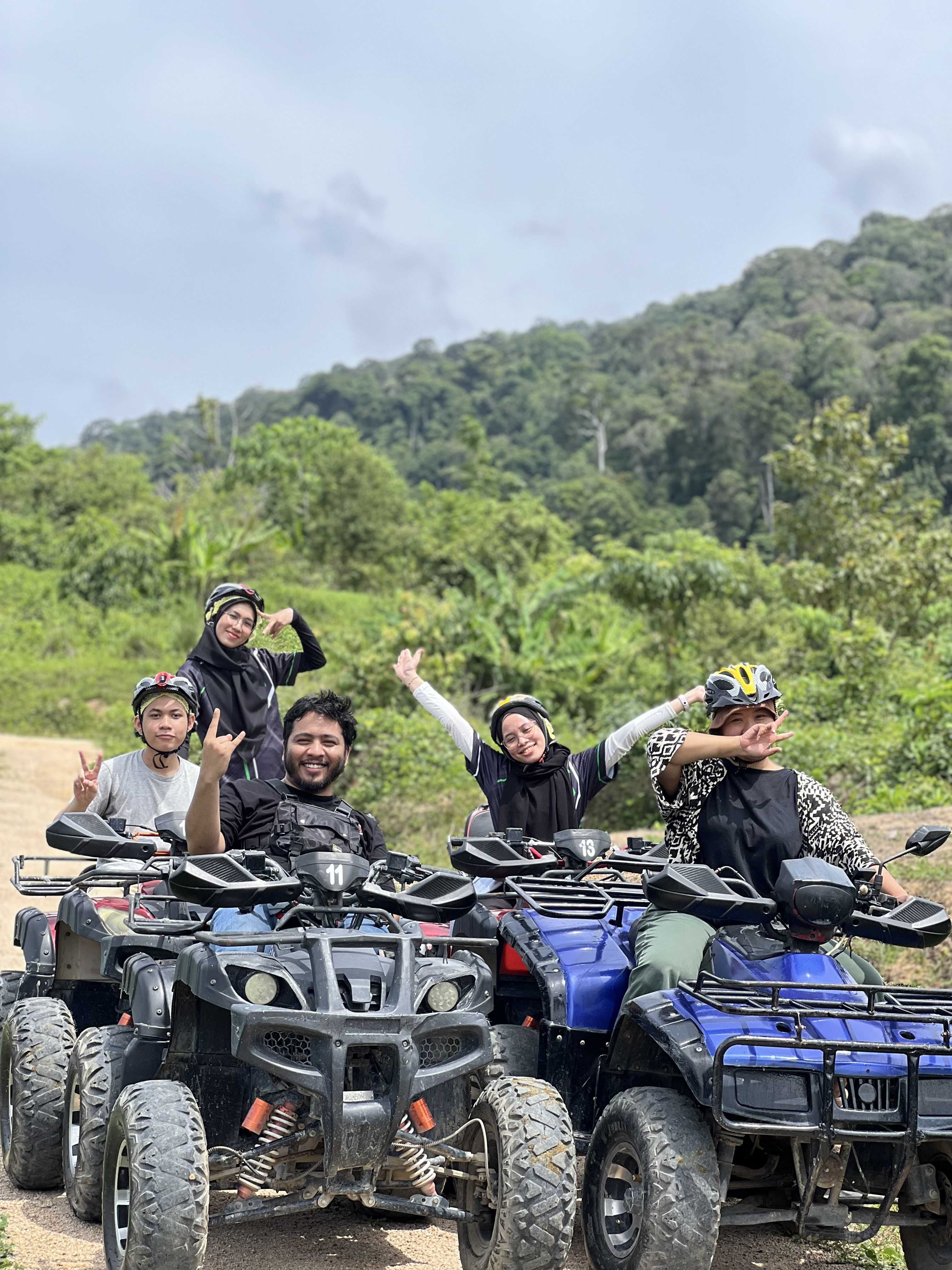 ATV Photo stop at extreme Course 